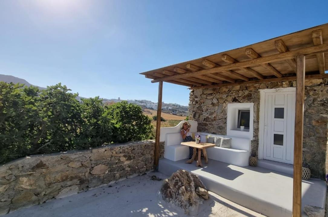 Ferienwohnung Mykonian Studio Angelo Ano Mera Exterior foto