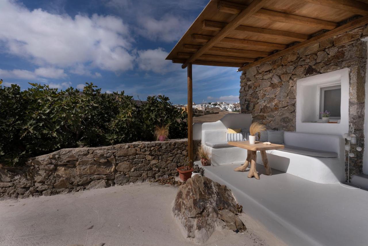 Ferienwohnung Mykonian Studio Angelo Ano Mera Exterior foto